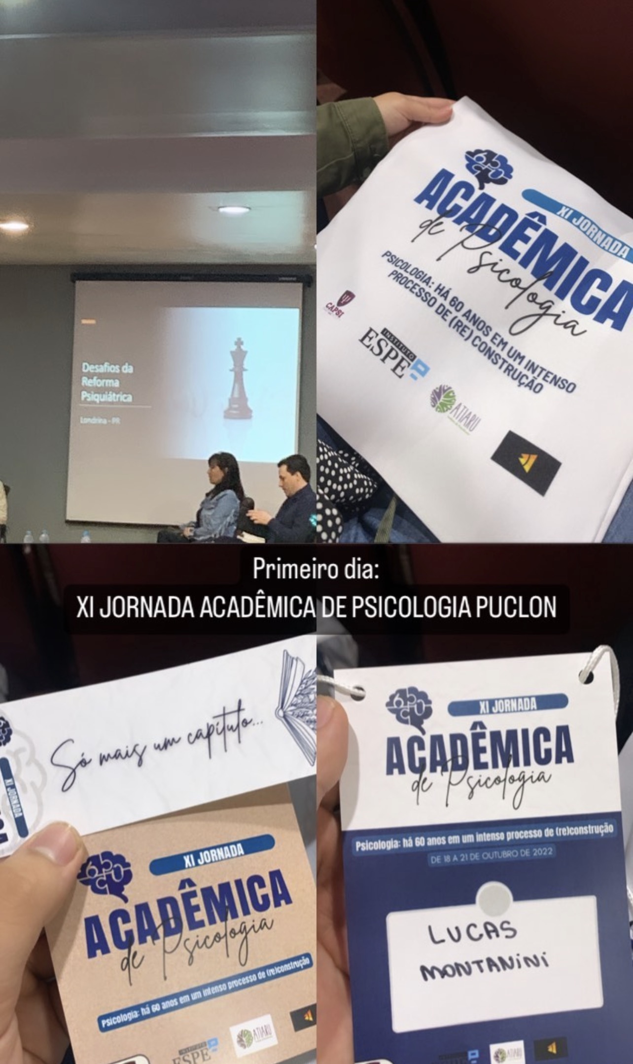 Registros da XI Jornada Acadêmica de Psicologia da PUCPR